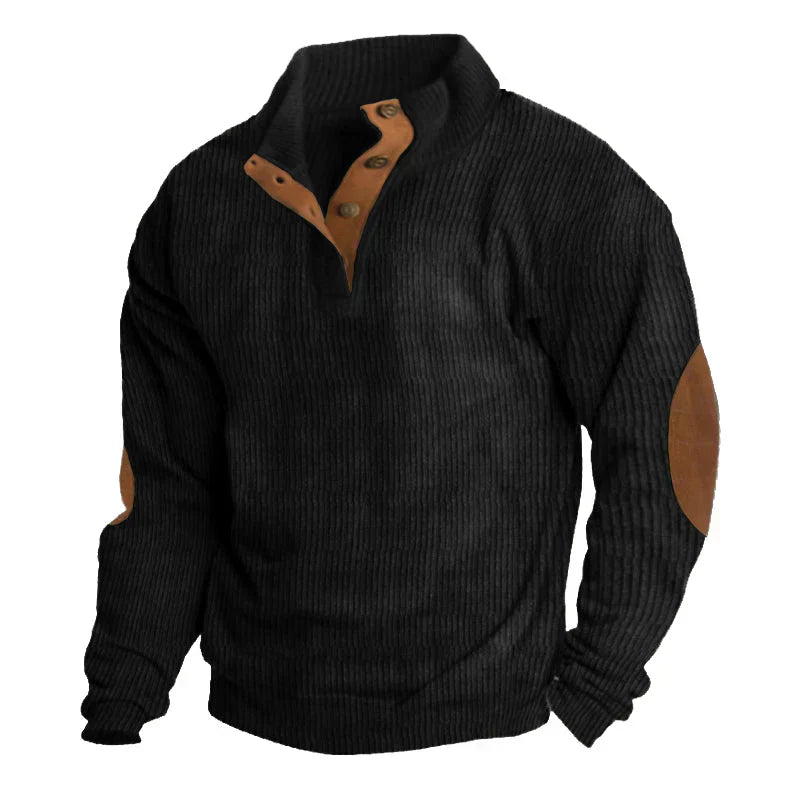Men's Winter Ribbed Knit Jumper I Elegant Style