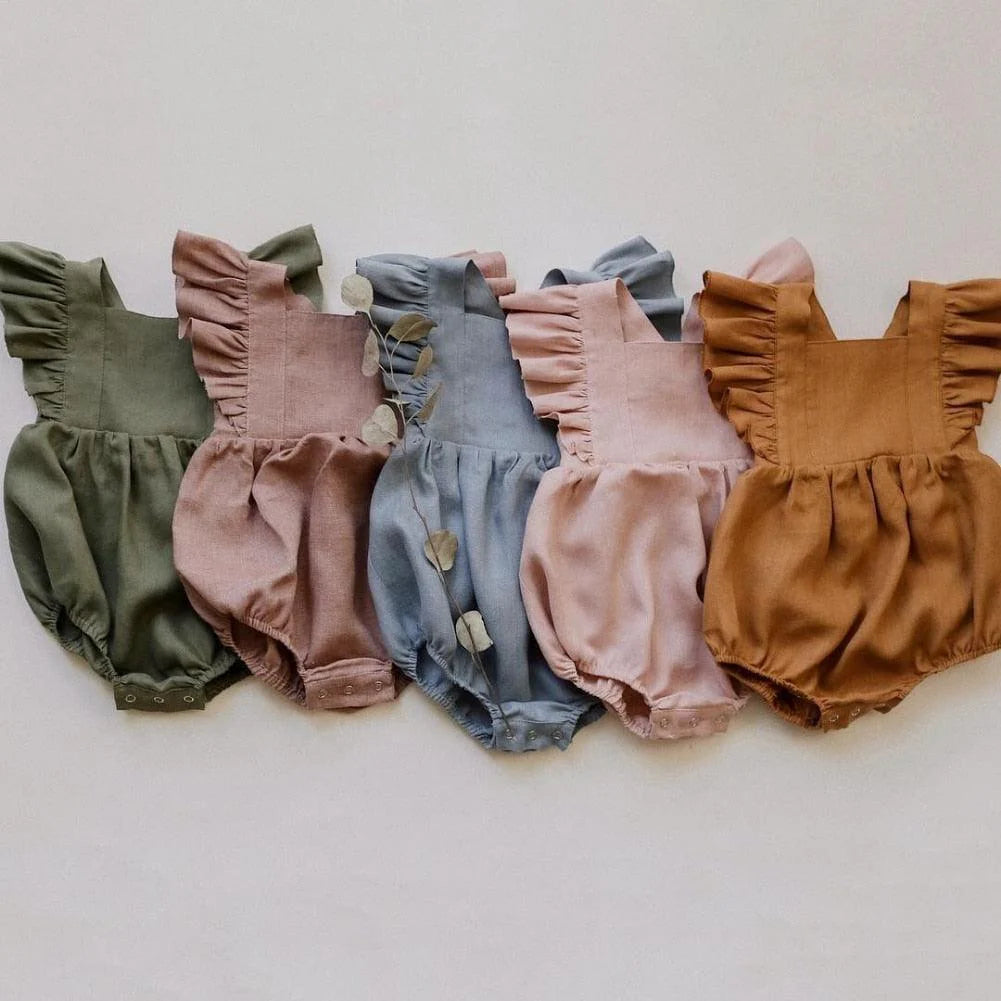 Baby Girl Newborn Ruffle Romper