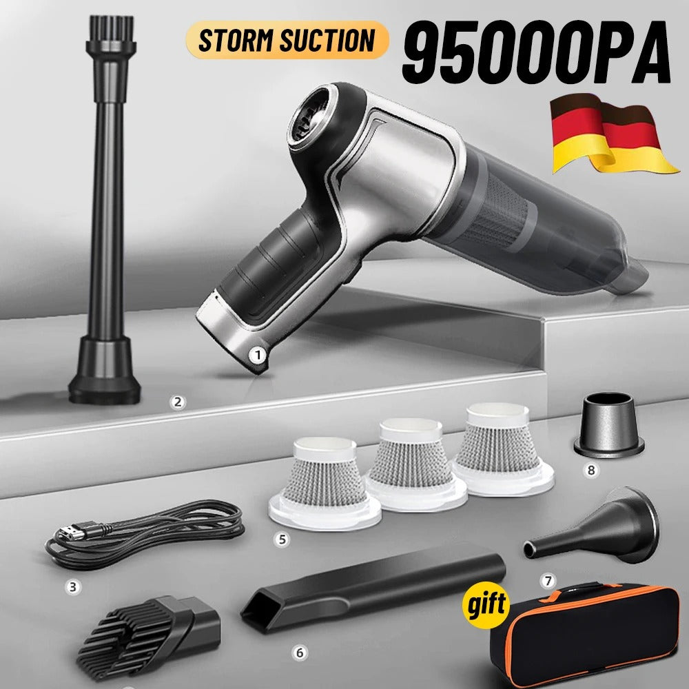 Cordless Car Vacuum Cleaner With Ultra-High Suction And Long Battery Life