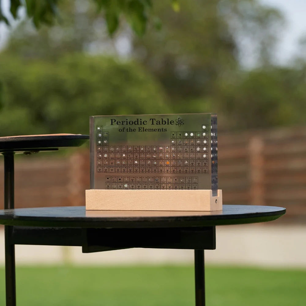 Real Elements Periodic Table with 83 Samples