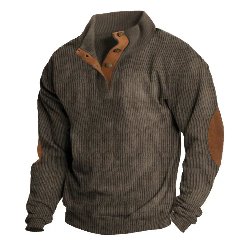 Men's Winter Ribbed Knit Jumper I Elegant Style