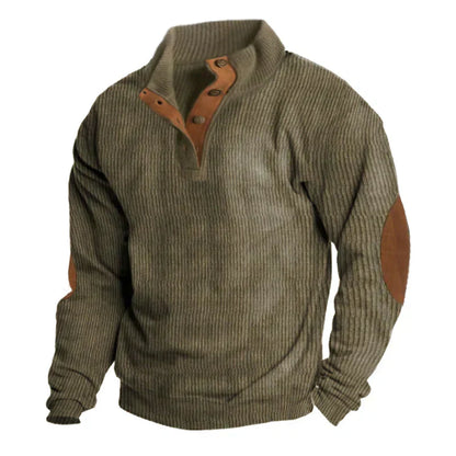 Men's Winter Ribbed Knit Jumper I Elegant Style