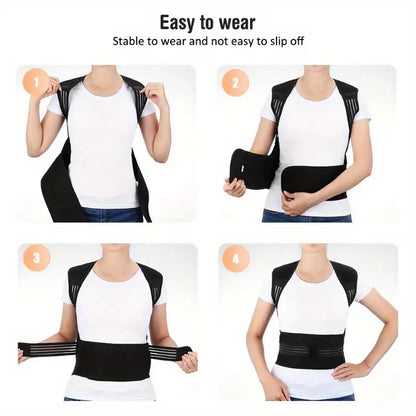 Back Brace For Lower Back Discomfort And Lumbar Support