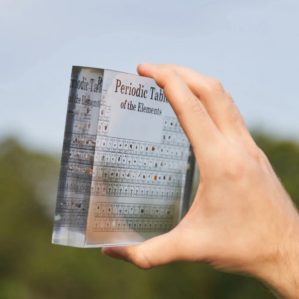 Real Elements Periodic Table with 83 Samples