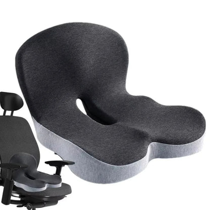 Lumbar Support Pillow Memory Foam Seat Cushion For Office Chair And Car