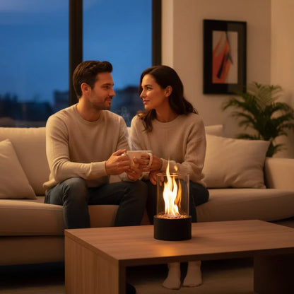 Bioethanol Table Fireplace I Smoke-Free Flame & Modern Design