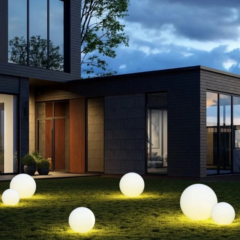 Spherical Garden Light – Waterproof LED Globe for Patio & Lawn