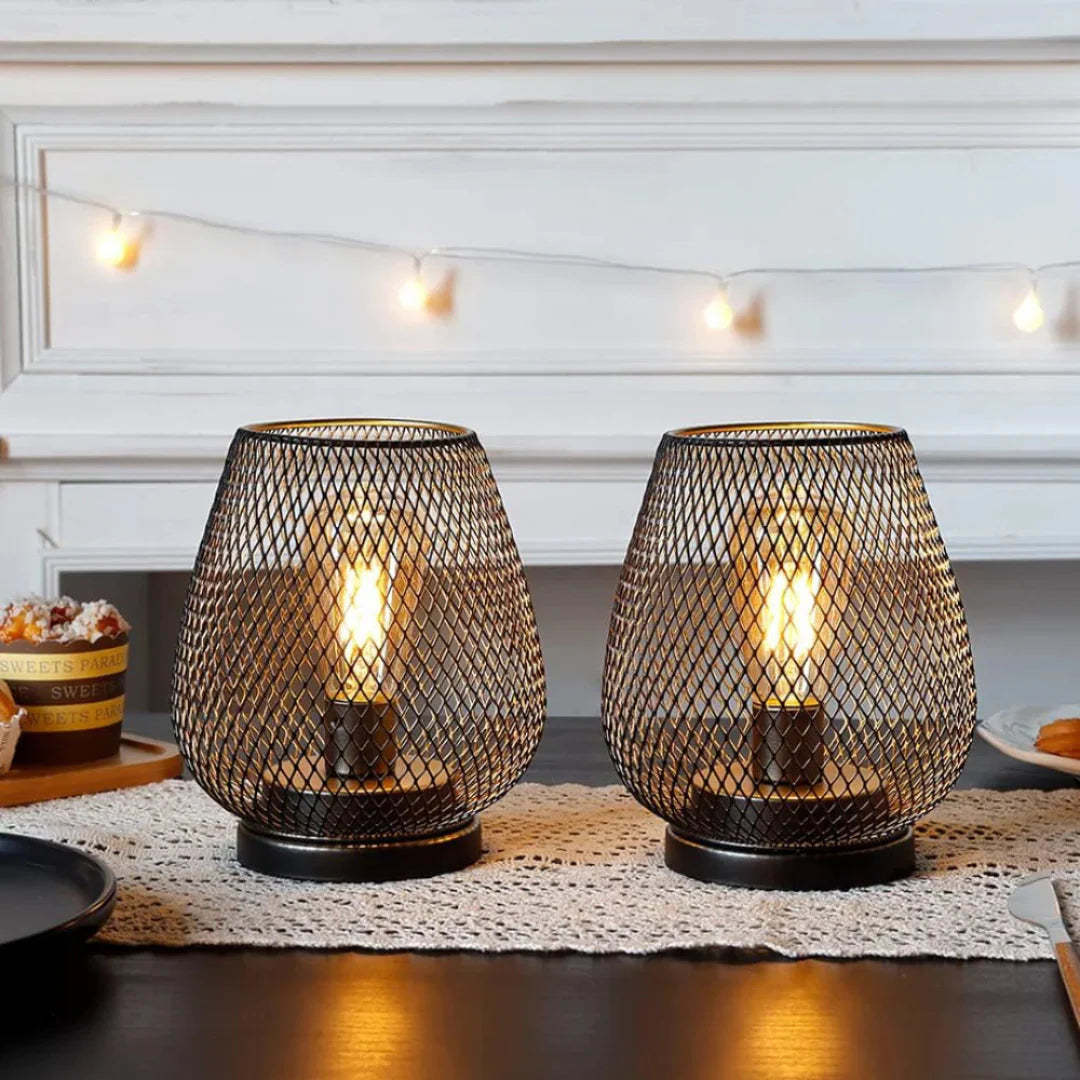 Wireless LED Table Lamp Lantern | Portable Ambient Lighting For Indoor And Outdoor