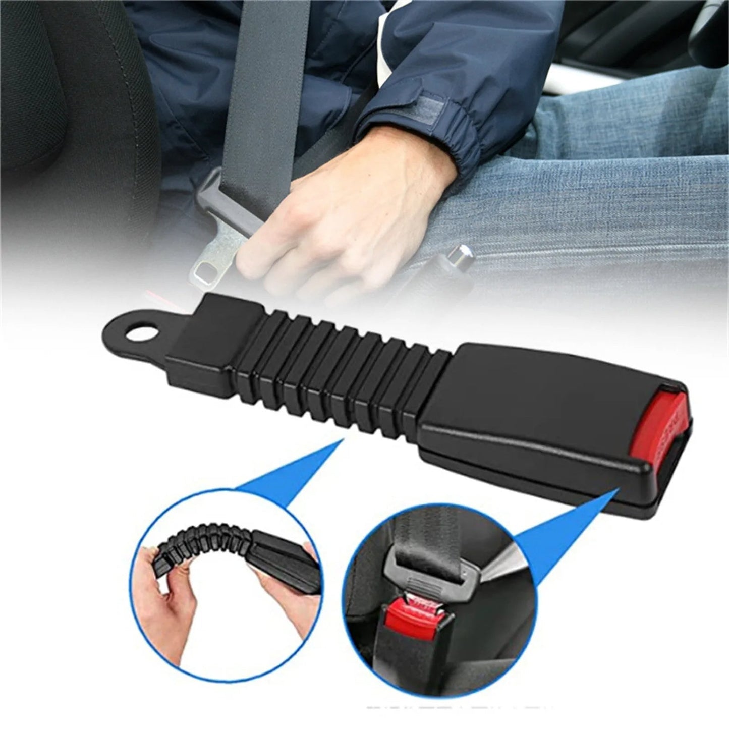 Seat Belt Extender Adjustable For Car Safety And Comfort