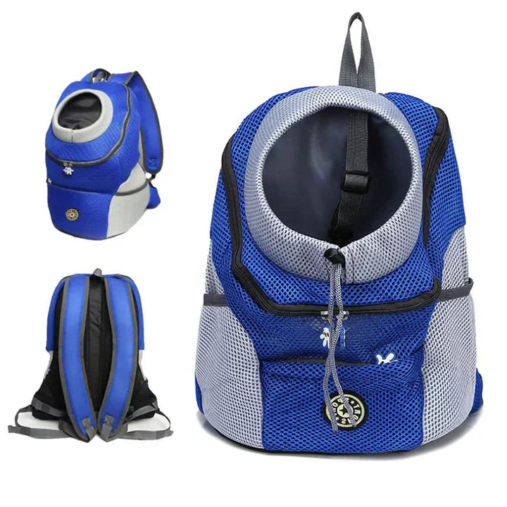 Sport Backpack With Faux Fur Trim, Water-Resistant, Padded Laptop Compartment