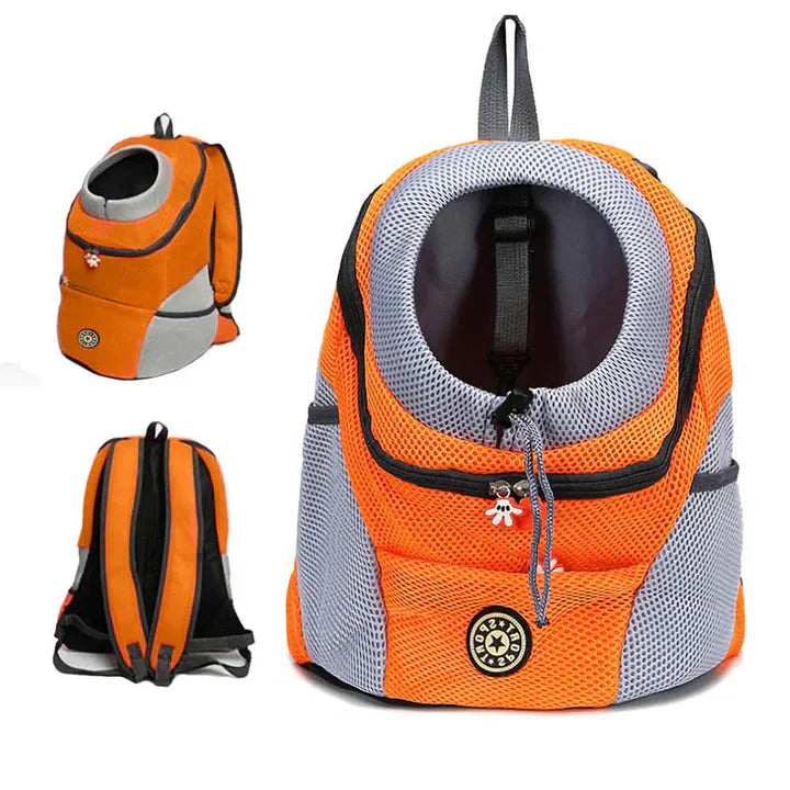 Sport Backpack With Faux Fur Trim, Water-Resistant, Padded Laptop Compartment