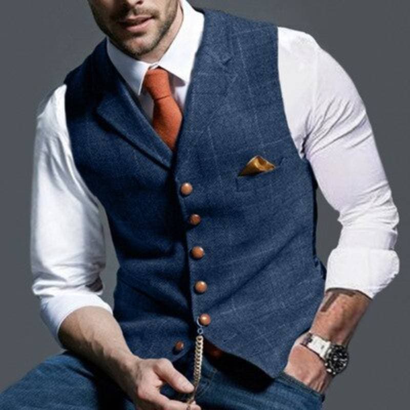 Men's Casual Chic Waistcoat