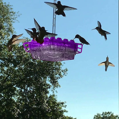Hummingbird Feeder With Ant-Proof Design And Outdoor Hanging Perch