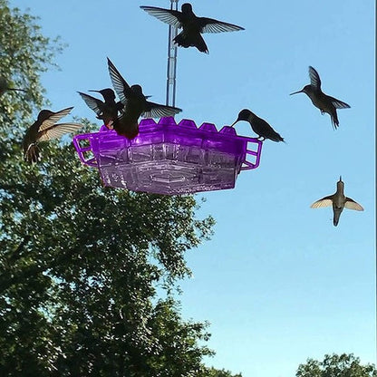 Hummingbird Feeder With Ant-Proof Design And Outdoor Hanging Perch