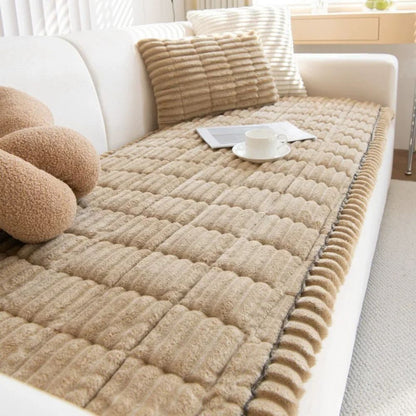 Sofa Slipcover Ultra Plush Bedding Style Couch Protector Stretch Cover
