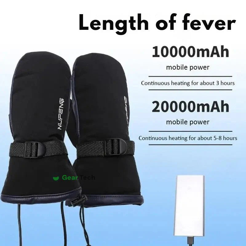 Men's Electric Heated Hand Warmer Gloves