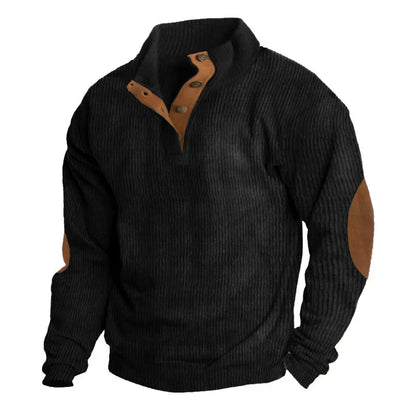 Men's Winter Ribbed Knit Jumper I Elegant Style