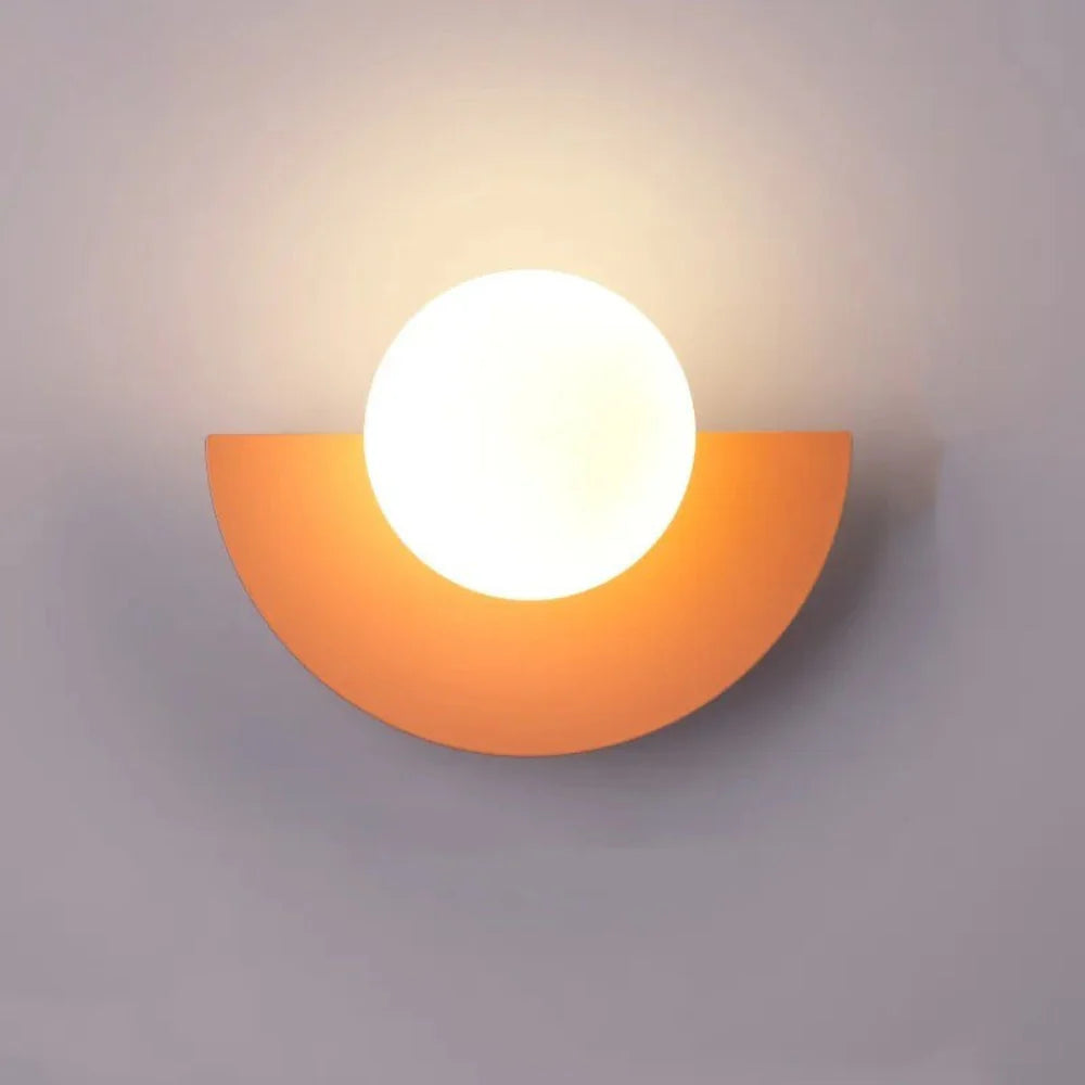 Nordic Semicircle Wall Lamp – Modern Minimalist Wall Light