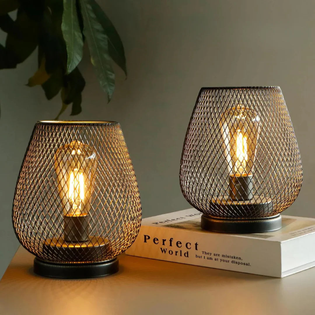 Wireless LED Table Lamp Lantern | Portable Ambient Lighting For Indoor And Outdoor