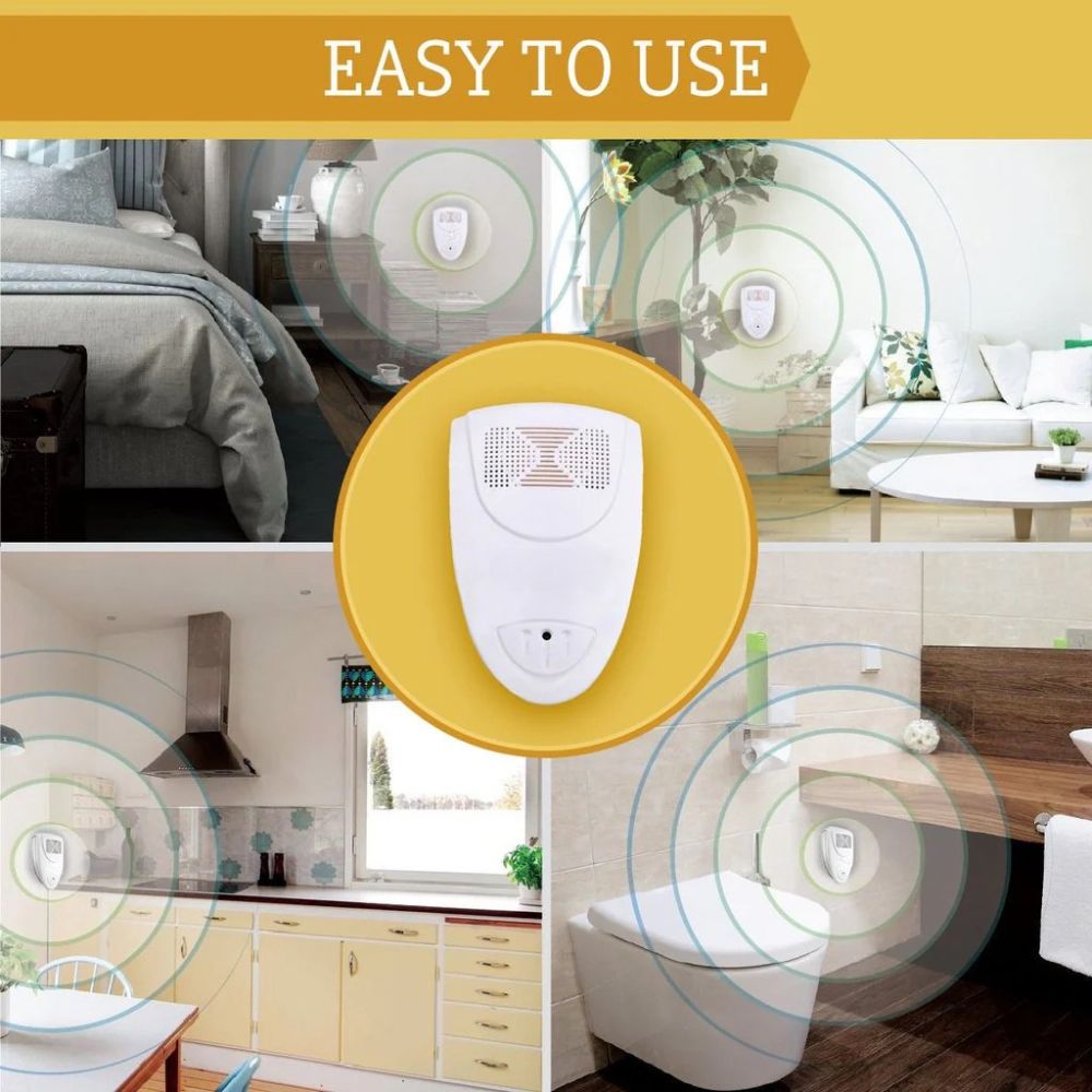 Ultrasonic Mice Repellent Eliminates Mice Within 48 Hours Or It's Free