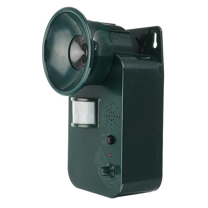 Outdoor Ultrasonic Animal Repeller 5000 Sq Ft Cordless 9V DC Safely Repels