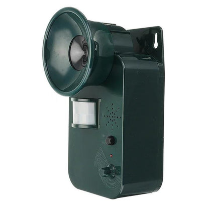 Outdoor Ultrasonic Animal Repeller 5000 Sq Ft Cordless 9V DC Safely Repels