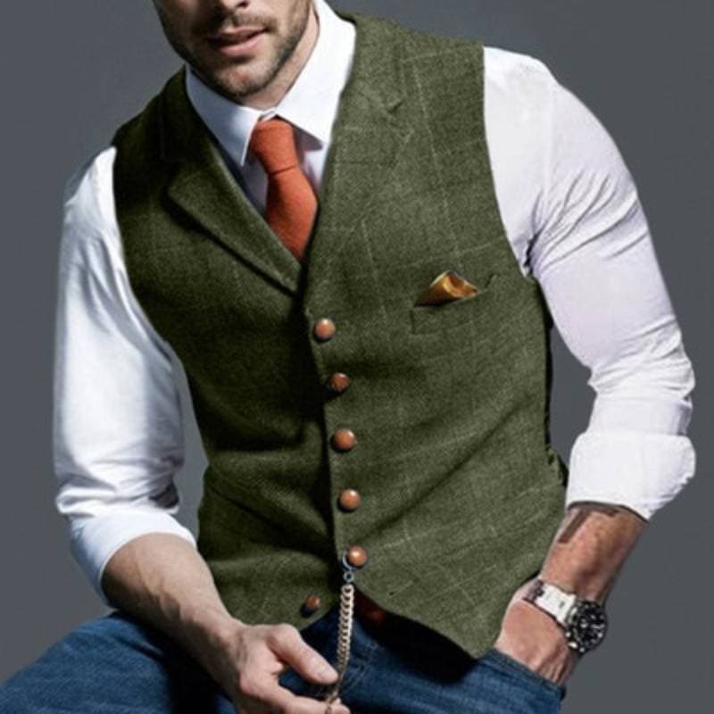 Men's Casual Chic Waistcoat
