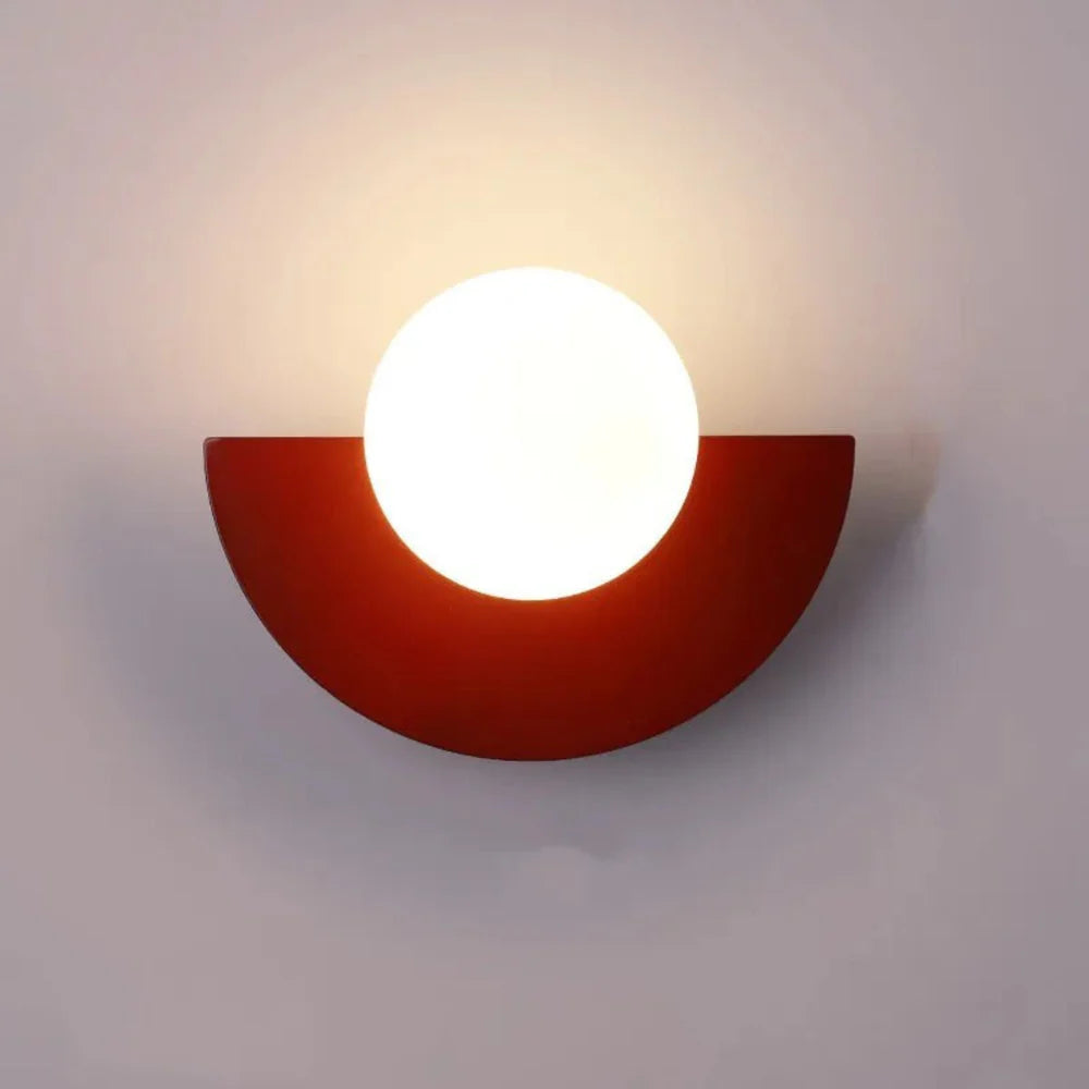 Nordic Semicircle Wall Lamp – Modern Minimalist Wall Light