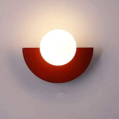 Nordic Semicircle Wall Lamp – Modern Minimalist Wall Light