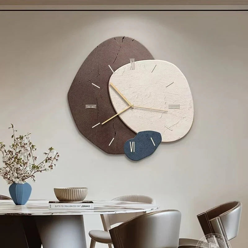 Accent Wall Clock – Natural Elegance with Soft LED Glow