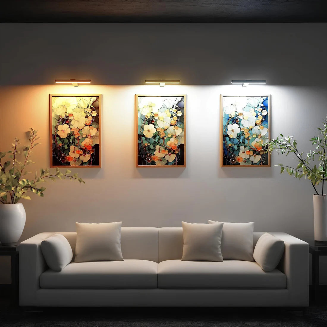 Cordless Wall Art Light – Rechargeable LED Picture Lamp