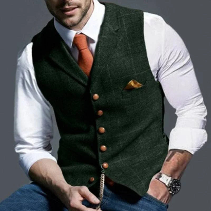 Men's Casual Chic Waistcoat