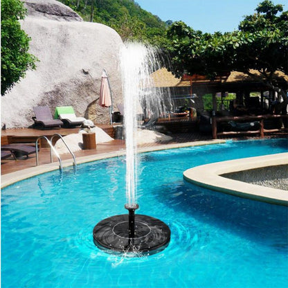 Solar Fountain Pump For Pond Bird Bath Pool Floating Water Decor