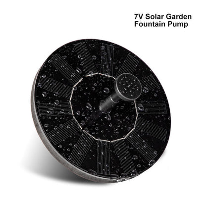 Solar Fountain Pump For Pond Bird Bath Pool Floating Water Decor