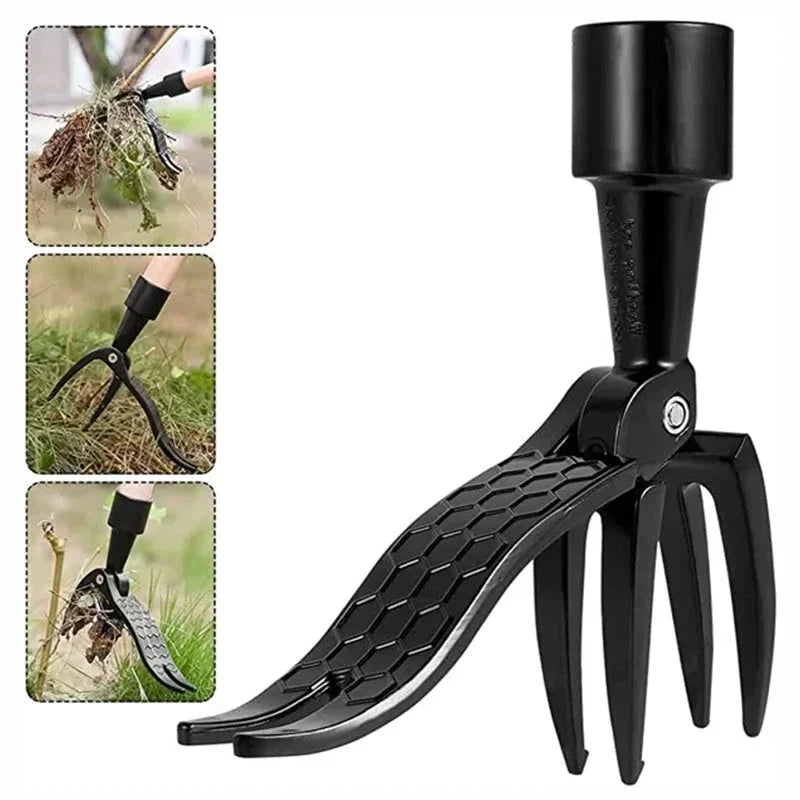 Weed Puller With Stainless Steel Adjustable Long Detachable Handle