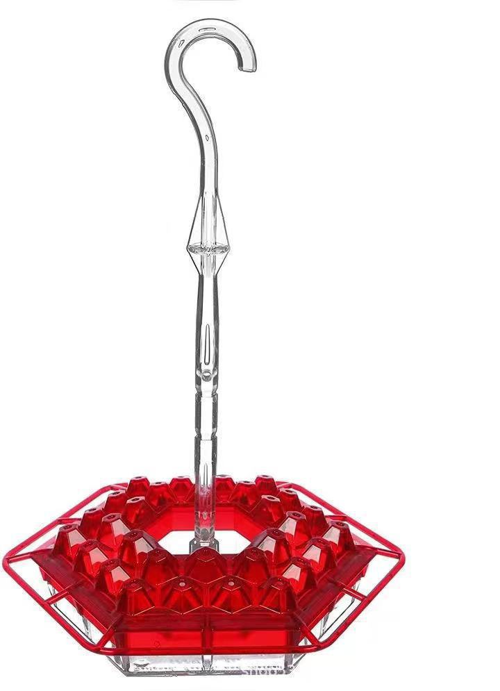 Hummingbird Feeder With Ant-Proof Design And Outdoor Hanging Perch