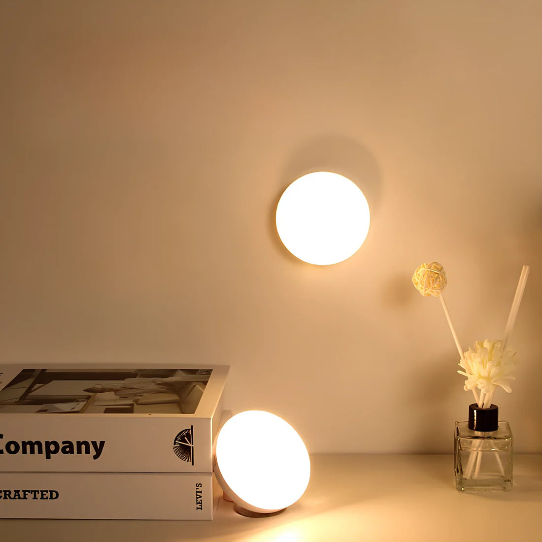 Rechargeable LED Motion Sensor Puck Light