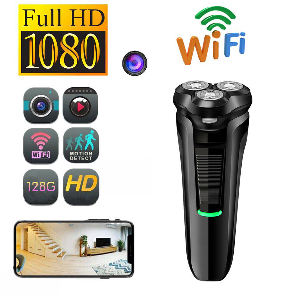 Mini Shaver Razor Camera 1080P HD WiFi With Motion Detection