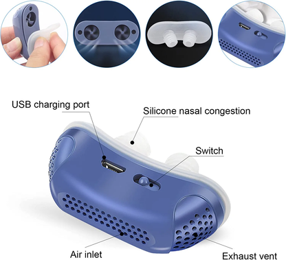 Micro CPAP Travel Machine For Sleep Breathing Support And Anti Snoring