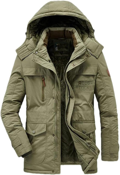 Veste Hiver Homme – Blouson à capuche