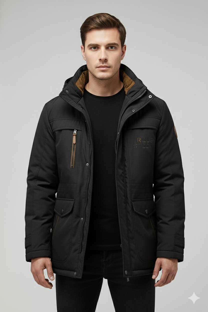 Veste Hiver Homme – Blouson à capuche