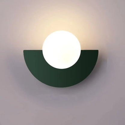 Nordic Semicircle Wall Lamp – Modern Minimalist Wall Light