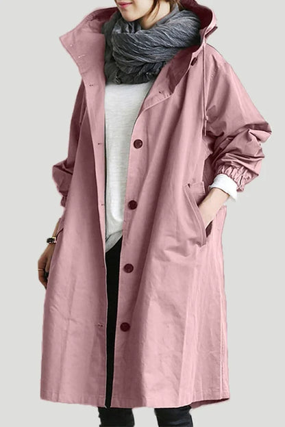 Women's Lightweight Long Hooded Coat