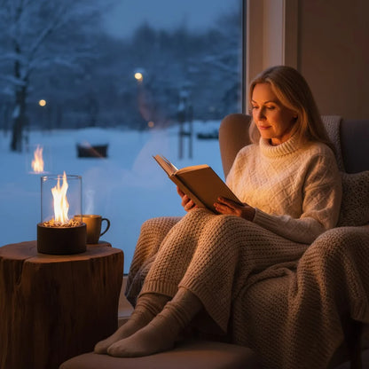 Bioethanol Table Fireplace I Smoke-Free Flame & Modern Design