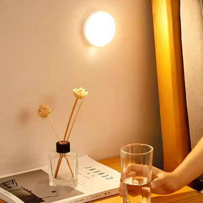 Rechargeable LED Motion Sensor Puck Light