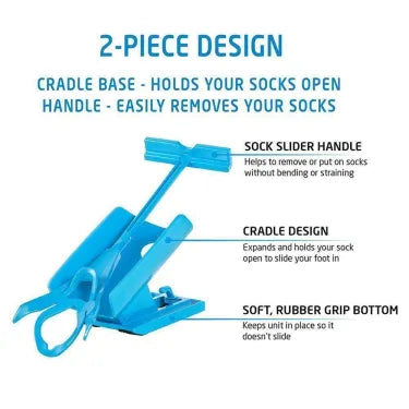 Compression Sock Aid Kit For Easy On Easy Off Use