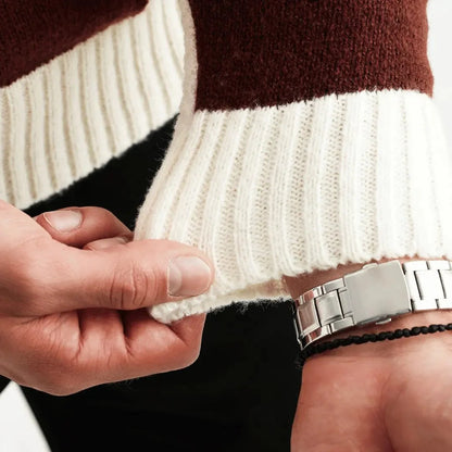 Men's Winter High Neck Jumper