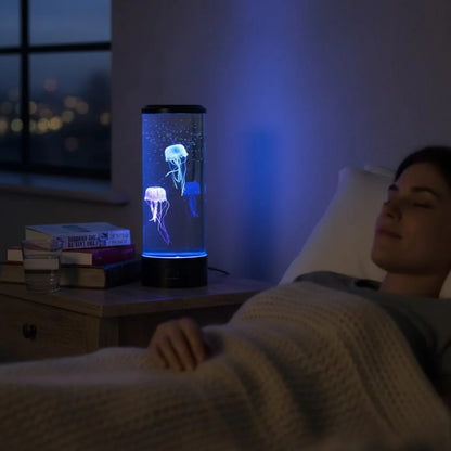 LED Jellyfish Lamp – Calming Design & Stress Relief Lighting