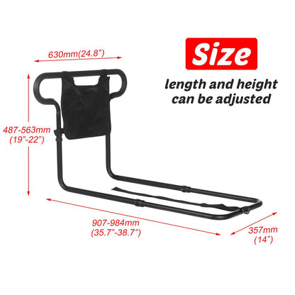 Bed Safety Rail For Seniors Adjustable Support Handle For Elderly