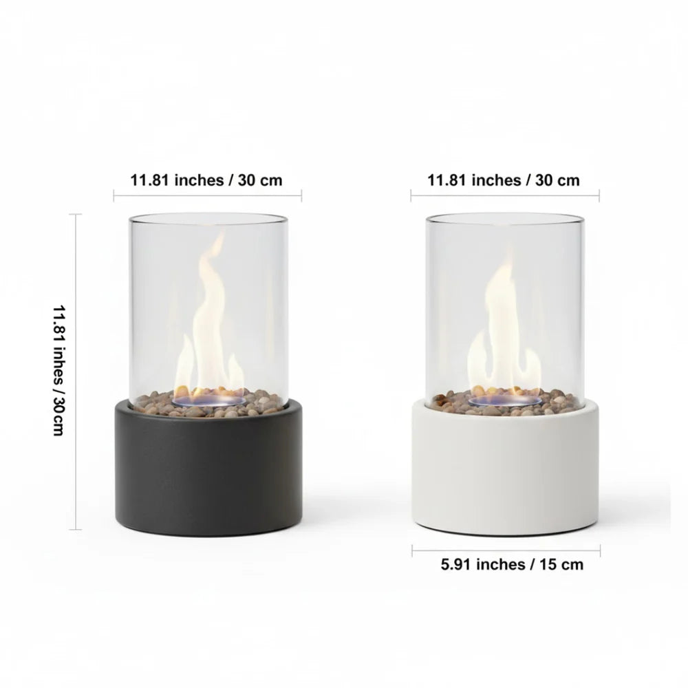 Bioethanol Table Fireplace I Smoke-Free Flame & Modern Design